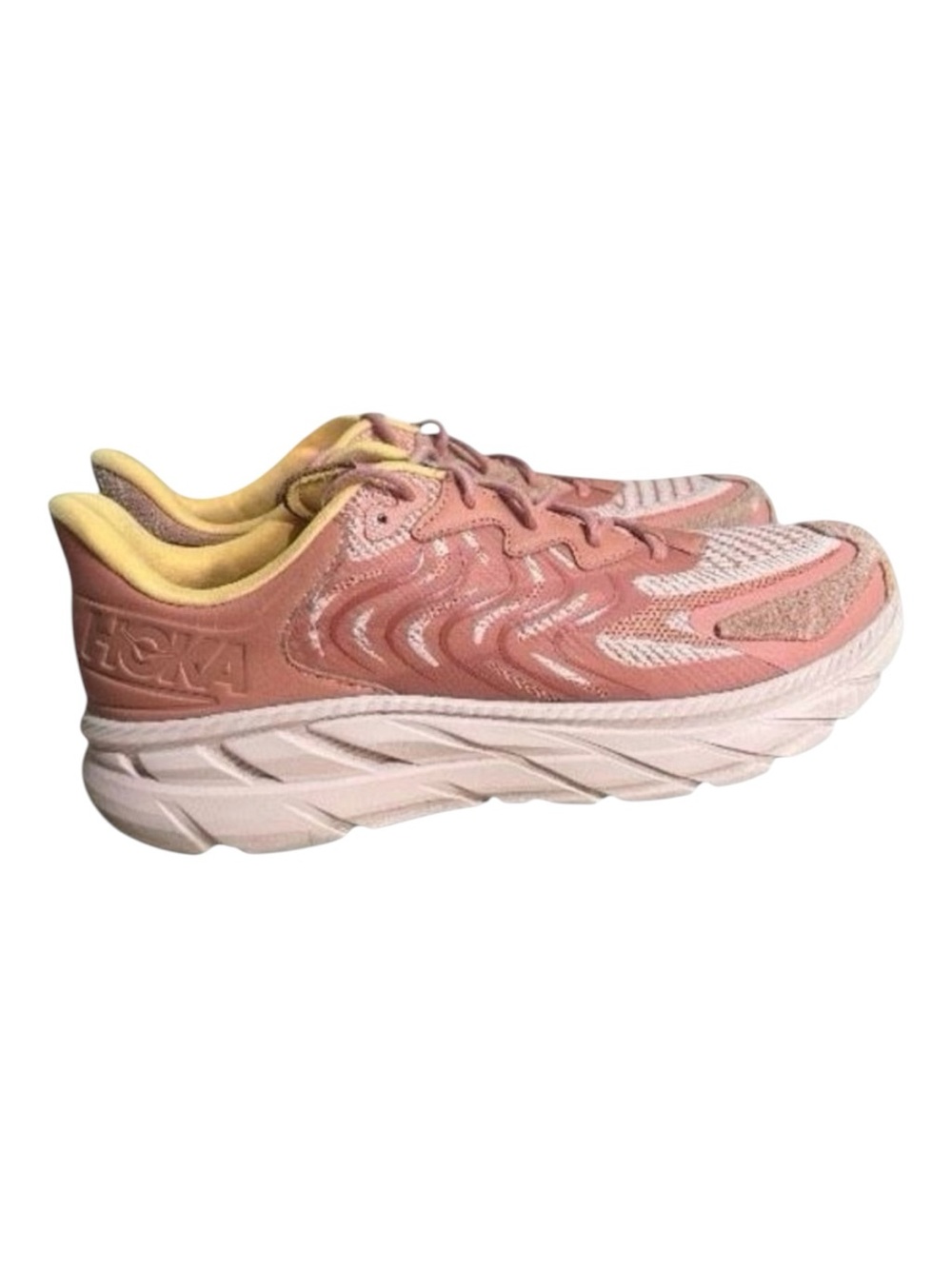 Hoka One One Clifton LS Mens Size 13  -1141550 Earth Peach Running Sneakers - Picture 13 of 13